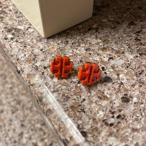 Tory Burch Classic Logo Earrings